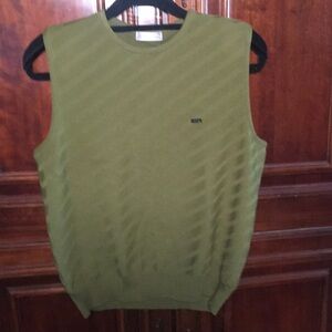Vintage Elord Golf green knit Sweater Vest  M